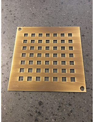 Grate in bronze