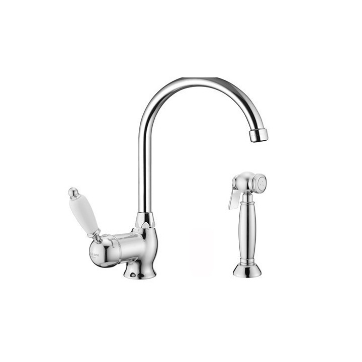 Armatur i massiv messing - 10560 B-S Penelope 1 huls