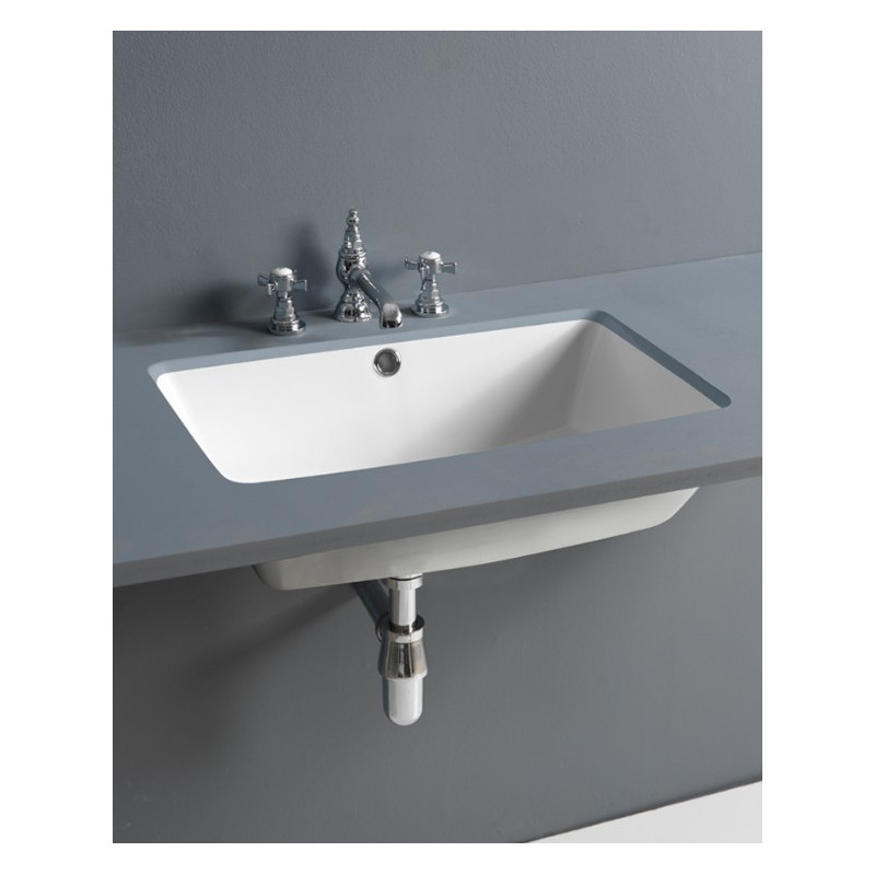 Lavabo rectangular undercounter basin