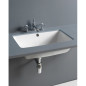 Lavabo rectangular undercounter basin