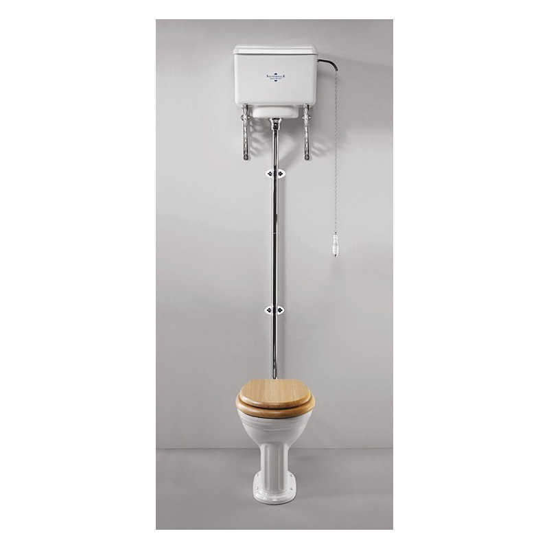 Belgravia pan and high level cistern Belgravia pan and high level cistern