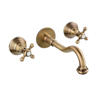 Armaturer i massiv messing - 6018 Ulisse til vægmontering