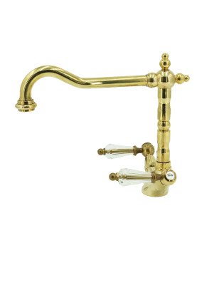 Faucets in solid brass - 6007 Queen 1 hole