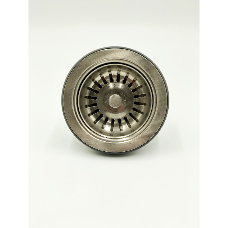Strainer waste for kitchen sink brushed chrome Strainer waste for kitchen sink brushed chrome
