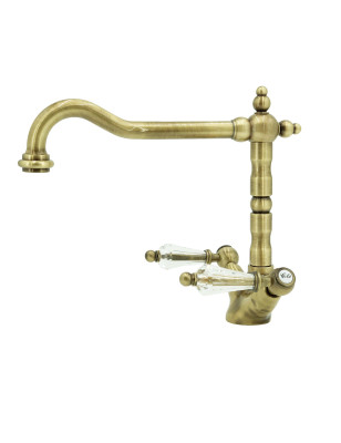 Faucets in solid brass - 6007 Queen 1 hole