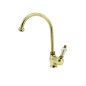 Armatur i massiv messing - 10560 B Dronning 1 hul