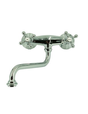Faucets in solid brass - 3011 Ulisse wall mounted