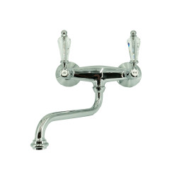 Armaturer i massiv messing - 3011 Dronning vægmonteret