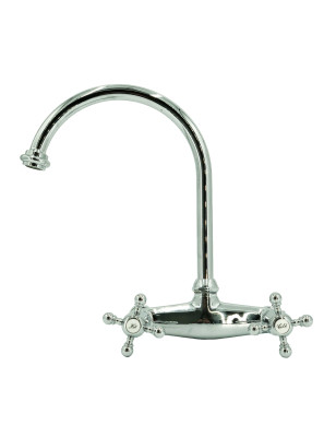 Faucets in solid brass - 3012 Ulisse wall mounted