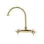 Armatur i massiv messing - 3012 Waterspring til væg