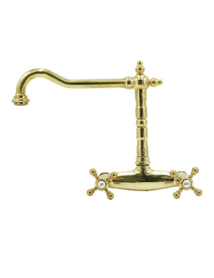 Faucets in solid brass - 3013 Ulisse wall mounted