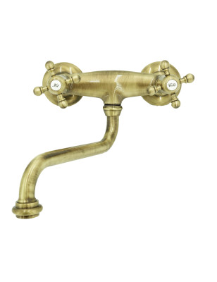 Faucets in solid brass - 3011 Ulisse wall mounted