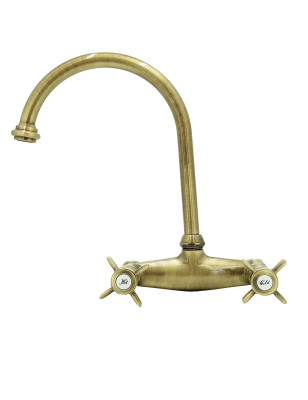 Faucets in solid brass - 3012 Waterspring wall mounted