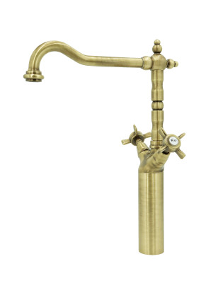 Faucets in solid brass - 6007 HL Waterspring 1 hole