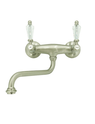 Faucets in solid brass - 3011 Queen wall mounted