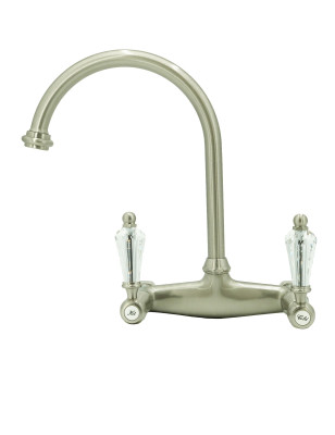 Faucets in solid brass - 3012 Queen wall mounted