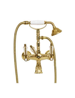 Faucets in solid brass - 6000 Queen bathtub