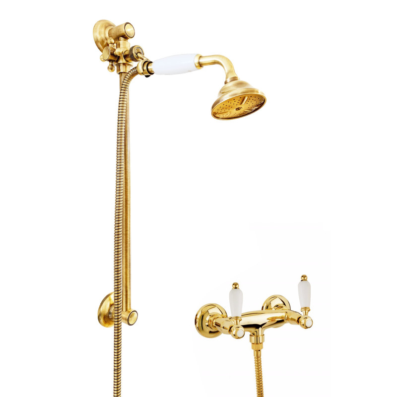 Shower In Solid Brass - 6019 + 704 Penelope