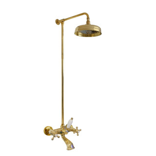 Armaturer i massiv messing - 777 + 6000 Ulisse bruse-badekar