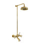 Shower column with bathtub faucet in solid brass - 777 + 6000 Ulisse