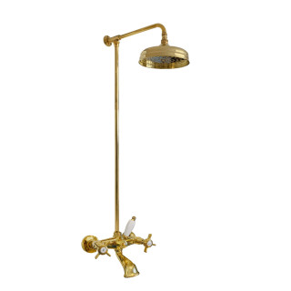 Armaturer i massiv messing - 777 + 6000 Waterspring bruser-badekar