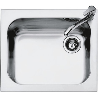 Køkkenvask firkantet Select Plus 58.5×50 cm stålvask 1