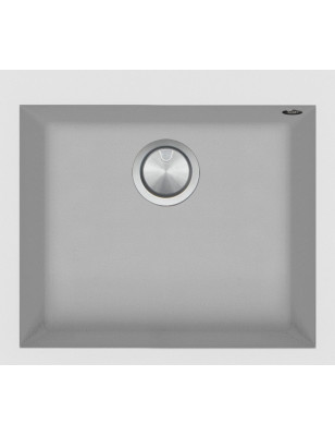 Kitchen sink square Soul 57×50 cm white