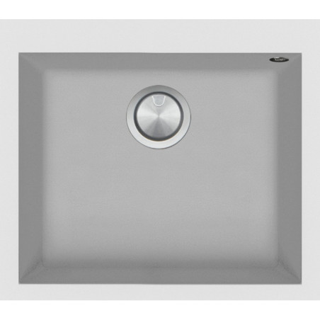 Kitchen sink square Soul 57×50 cm white