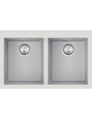 Kitchen sink square Soul 79×50 cm white