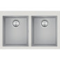 Kitchen sink square Soul 79×50 cm white Kitchen sink square Soul 79×50 cm white