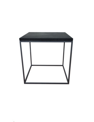 Sofa Table Etna In Lava Stone 40x40x40