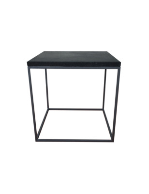 Sofa Table Etna In Lava Stone 50x50x50
