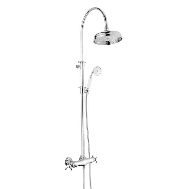 Shower Thermostatic In Solid Brass - Doccia arco Ulisse