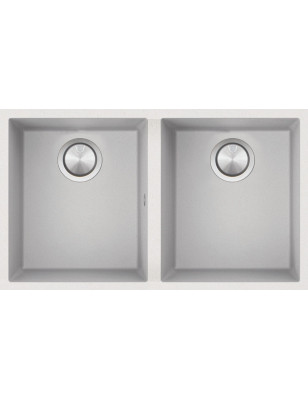 Kitchen sink square Soul 72×39.5 cm undermonteret white