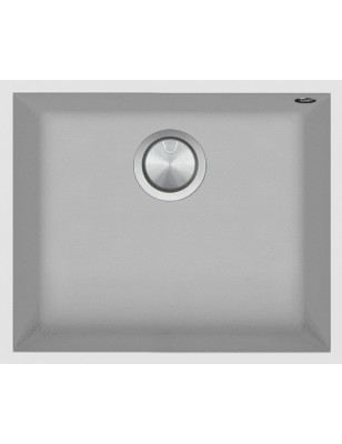 Kitchen sink square Soul 50×40 cm undermounted white