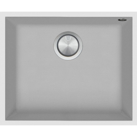 Kitchen sink square Soul 50×40 cm undermounted white