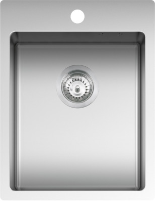 Kitchen sink square B_Smart 39x50,5 cm with radius “10”