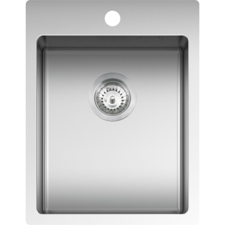 Kitchen sink square B_Smart 39x50,5 cm with radius “10”