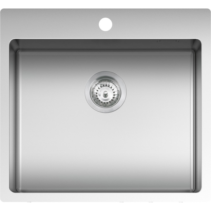 Kitchen sink square B_Smart 55x50,5 cm with radius “10” Kitchen sink square B_Smart 55x50,5 cm with radius “10”