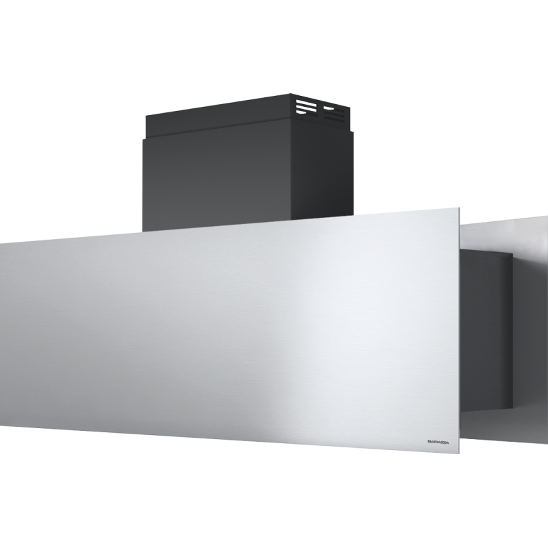 Emhætte ø 120 cm Stål