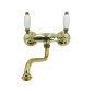 Faucets in solid brass - 3011 Penelope wall mounted