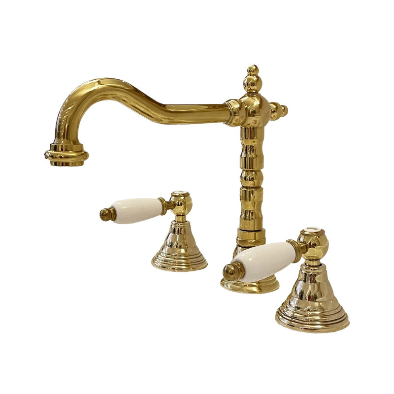 Faucets in solid brass - 6003 Penelope 3-holes