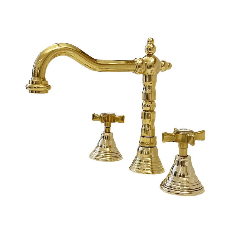 Faucets in solid brass - 6003 Waterspring  3-holes