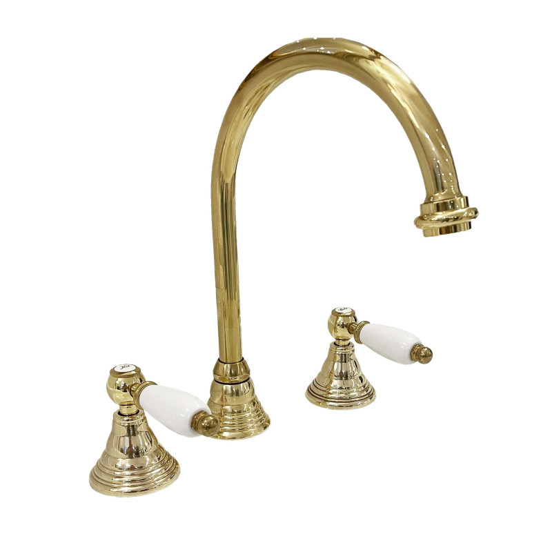 Faucets in solid brass - 6004 Penelope 3-holes