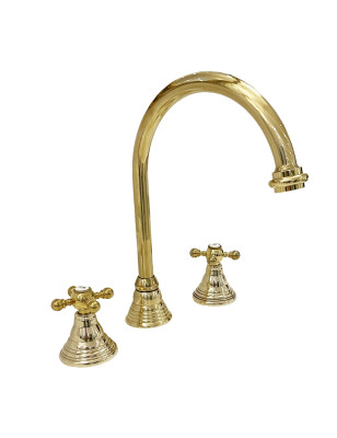 Faucets in solid brass - 6004 Ulisse 3 hole