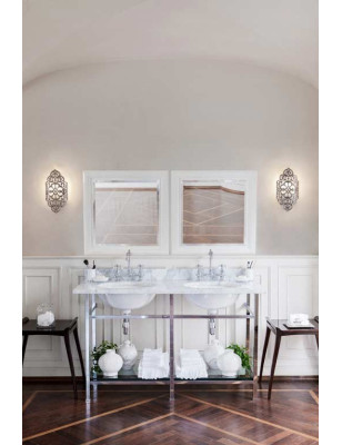 Celine double washbasin on frame 1100 x 600