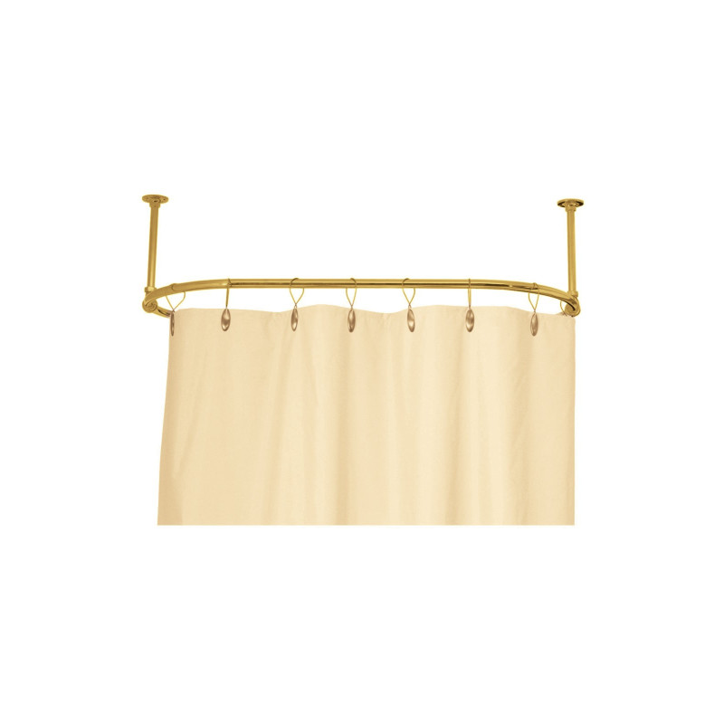 Shower rod oval ceiling mounted Shower rod oval ceiling mounted