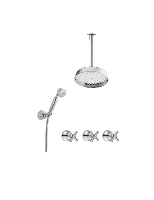 Shower In Solid Brass - 30522 Amélie Loft Mounted | Bellistri ApS