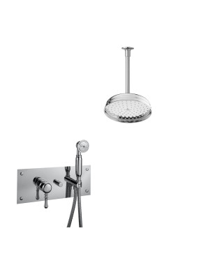 Shower In Solid Brass  - 6022 Loft Mounted Florence | Bellistri ApS