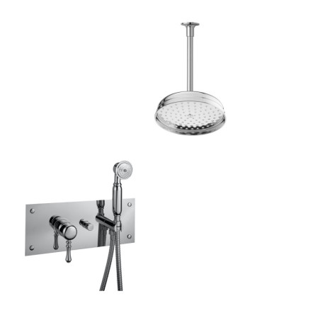 Shower In Solid Brass  - 6022 Loft Mounted Florence | Bellistri ApS